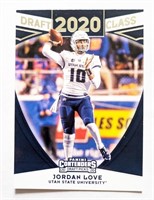 Jordan Love Contenders 2020 Draft Class Card #20