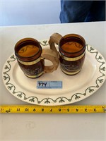 Siesta Ware Cups and MISC Plate