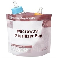 *NEW 200 Pcs Microwave Baby Bottle Sterilizer Bags