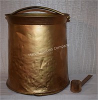 (S1) Vintage Maple Syrup Bucket & Ladle