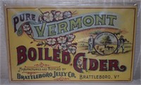 (S1) 10x16" Vermont Boiled Cider Metal Sign