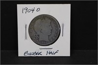 1904 O Silver Barber Half Dollar