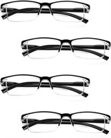 LUFF 4 Pairs Reading Glasses 2.75x