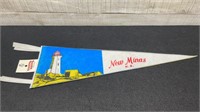 Vintage New Minas Pennant/ Banner 19"
