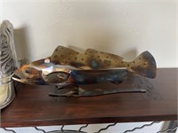Metal Steel Trout Decor - Great Father's Day Gift