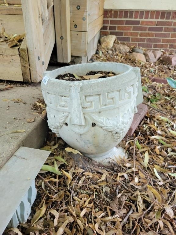 Concrete Planter Approx 16"T