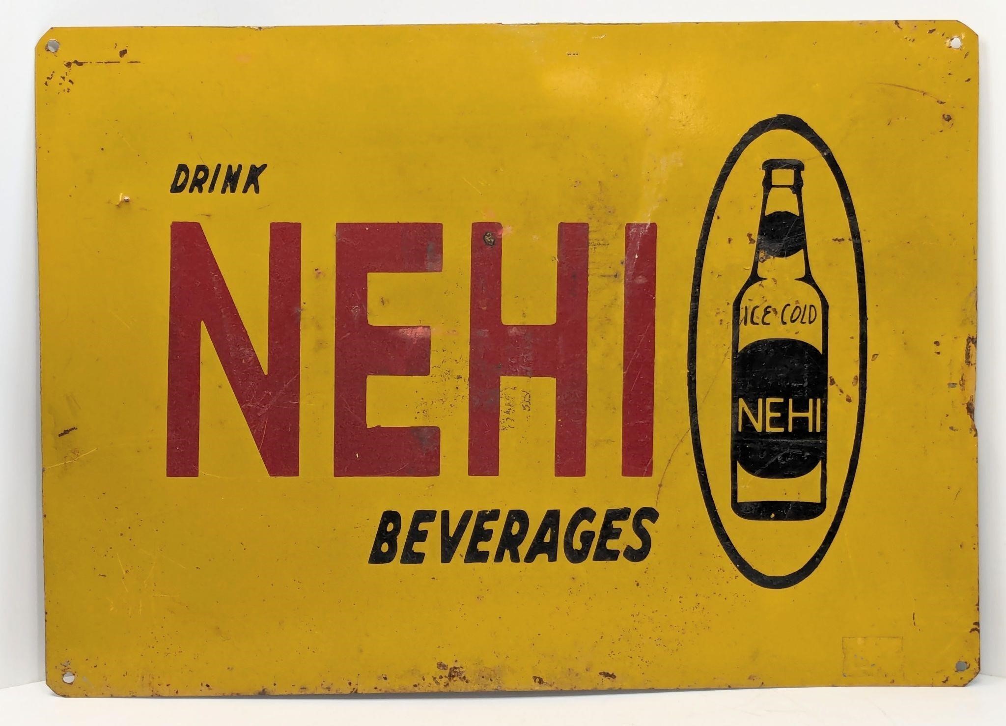 NEHI Beverage Tin Sign