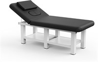 80L 31.5'W Adjustable Massage Table (Black)