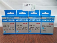 3 SHIMANO JUCTION BOXES & 1 JUNCTION PORT