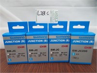 3 SHIMANO JUCTION BOXES & 1 JUNCTION PORT