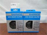 2 SHIMANO (F) BR-RX400 DISC BRAKE CALIPERS