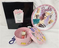 Barbie 35th Anniv. Watch & Collectors Plate