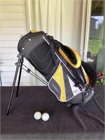 G)  Maxfli youth, golf bag with golf balls