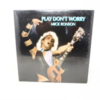 Sealed Mick Ronson Play Don't Worry Vinyl Record