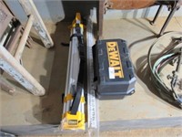 Dewalt DW092 transit, tripos, rod