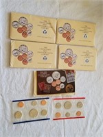 (5) 1990 US Mint Uncirculated Coin Sets