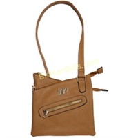 BD CROSS BODY STYLE PURSE W/HOLSTER TAN