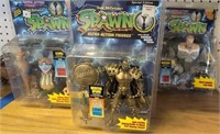 3 Mcfarlane Spawn Ultra Action Figures. Special