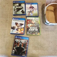 4- PS4 & 1- Xbox 360 Games