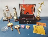 Tap handles, advertising & trophies