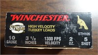 10 Winchester  Supreme10 gauge 3 1/2" cartridges