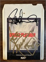 Ace Frehley And Paul Stanley Autographed 8 Track T