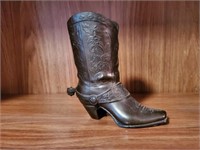 Bronze cowboy boot