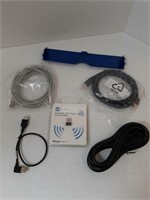 BLUE TOOTH USB ADAPTER AND ASSORTED CABLES