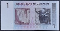 Zimbabwe 2007 ONE DOLLAR banknote UNC.
