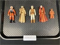 1970-80's 5 Star Wars Figures.