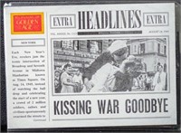 2012 Panini Golden Age 1945 Kissing War Goodbye #4