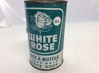 White Rose Oil can empty 1 quart