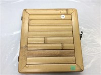 Wooden Storage Box with Latch Closure