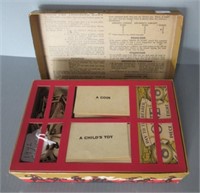 Treasure Hunt child's game from 1942 with box.