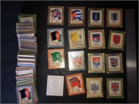 FLAGS, CRESTS: 163 x AURELIA Tobacco Cards (1936)