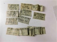 lot of WWII special shoe stamps