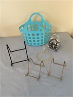 Alarm Clock, Basket, picture frame & mischolders