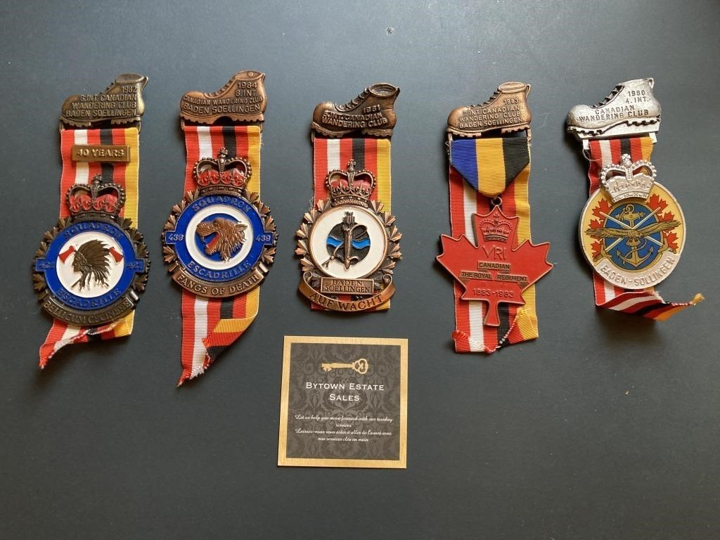 Lot of Baden-Solingen Ribbons & Medals