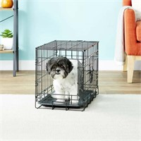 20L  Paws & Pals Wire Dog Crate with Tray Single D