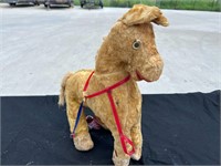 Vintage Stuffed Horse Toy