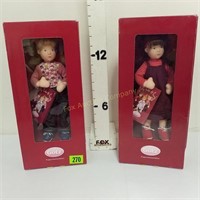 (2) Gotz Puppenmanufaktur Dolls NIB