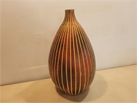 Indonesia Decor Vase 1 1/2inATopx9inAMiddlex15inH