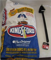 Bag of Charcoal & Grill Brush
