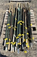 Fencing metal pole approx *bid per