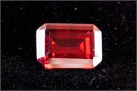Emerald Cut 29.54 CT Pigeon Blood Red Ruby 18 x 13