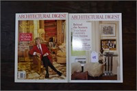 Lot of 2 Vintage Issues of Architectural Digest