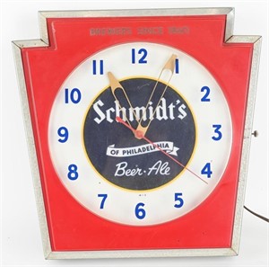 SCHMIDT'S BEER CLOCK