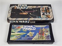 STAR WARS BOARD GAME W/ CHEWBECCA FIGURE & CASE