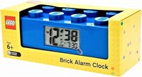 LEGO 9002151 Blue Brick Kids Light Up Alarm Clock
