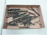 assortment of drill bits